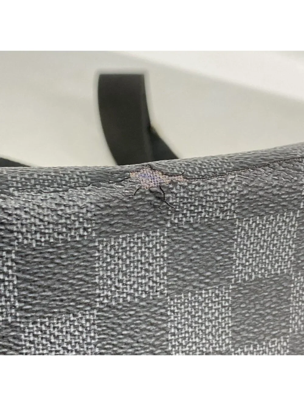 Louis Vuitton Shoulder Bag Damier Graphite District PM Gray